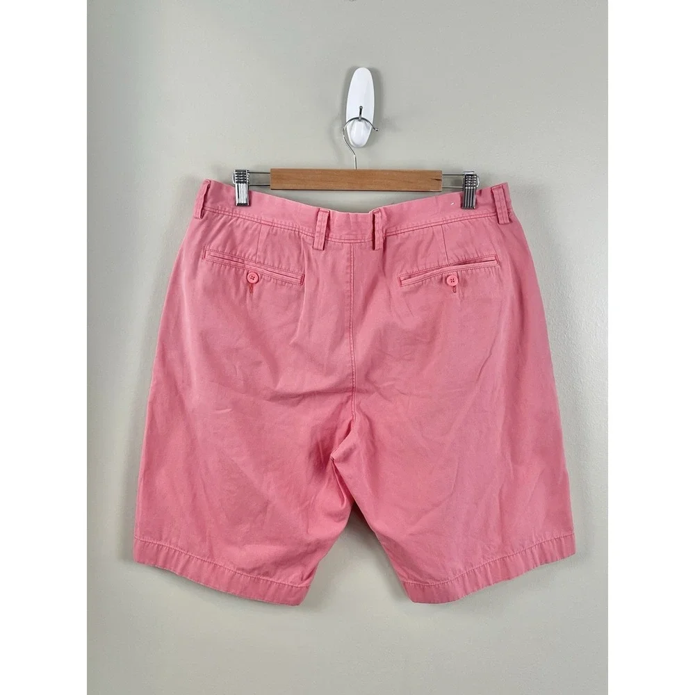 J. Crew Mens Shorts Sz 35‎ Cotton Pink #14054 Resort Wear